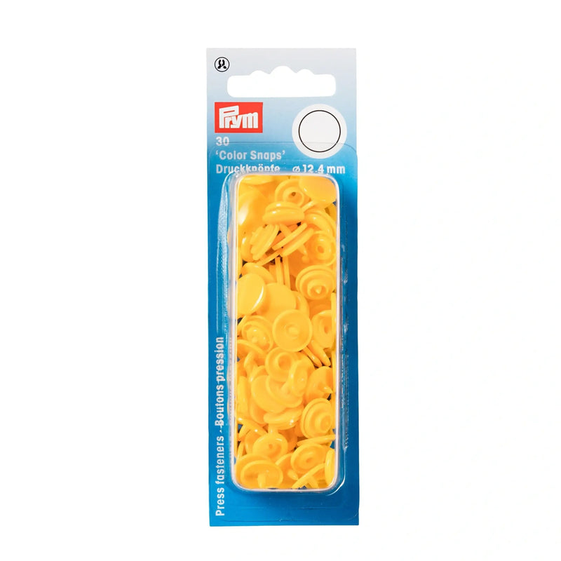Load image into Gallery viewer, 393110|Prym Color Snaps, round, 12.4 mm, 30 pcs, Yellow