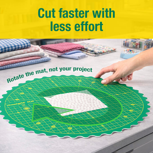 14WGR|Omnigrid 360 Rotating Cutting Mat, 14"