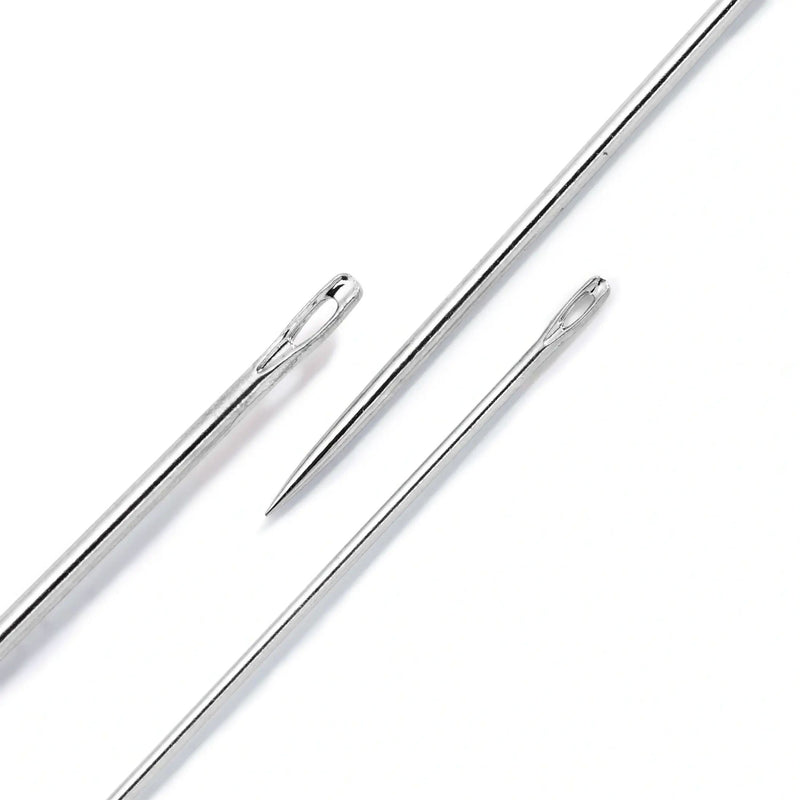 Load image into Gallery viewer, 124668| Millinery Needles HT 5-10 silver col assorted