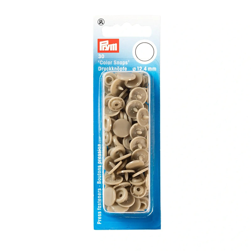 Load image into Gallery viewer, 393142|Prym Color Snaps, round, 12.4 mm, 30 pcs, Champagne
