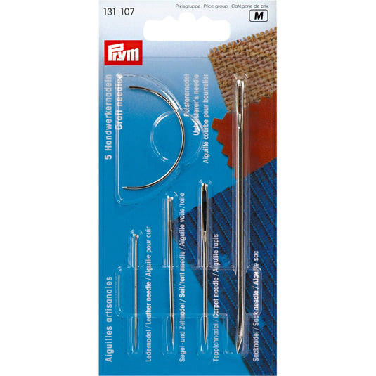 131107|Prym Craft Hand Needles, Assorted, 5 pc