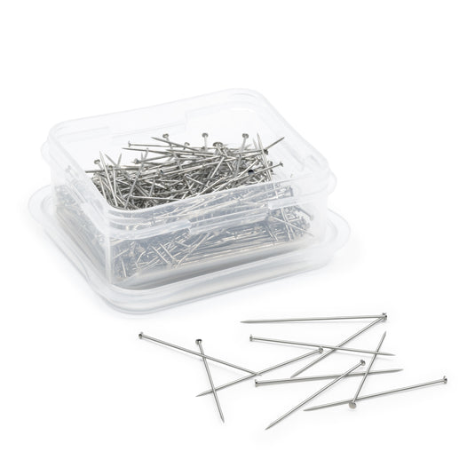 21|Dritz 1-5/16" Extra-Long Satin Pins, Nickel, 300 pc