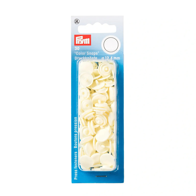 Load image into Gallery viewer, 393122|Prym Non-Sew Color Snaps 12.4 mm, 30 pc, Pearl