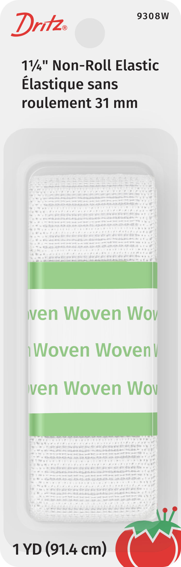 Chargez l'image dans la visionneuse de la galerie, 9308W|Dritz 1-1/4" Non-Roll Elastic, White, 1 yd