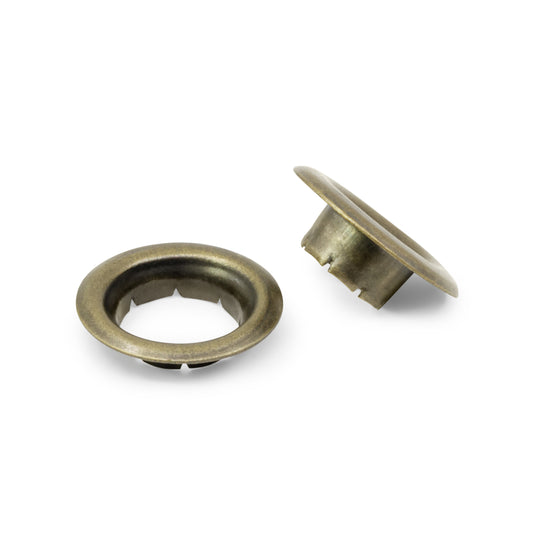 659-38|Dritz 1/4" Large Eyelets & Tools, 12 Sets, Brass