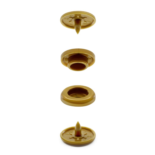 984-R-35|Dritz Plastic Color Snaps, 12 Sets, Gold