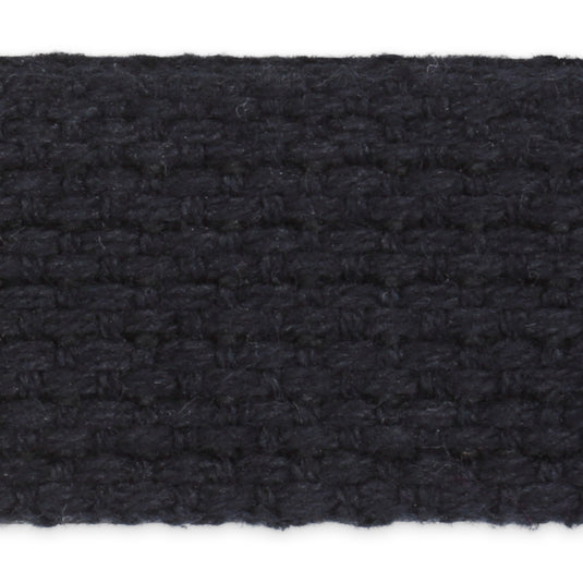 28600-1|Dritz 1" Cotton Belting & Strapping, Black, 15 yd