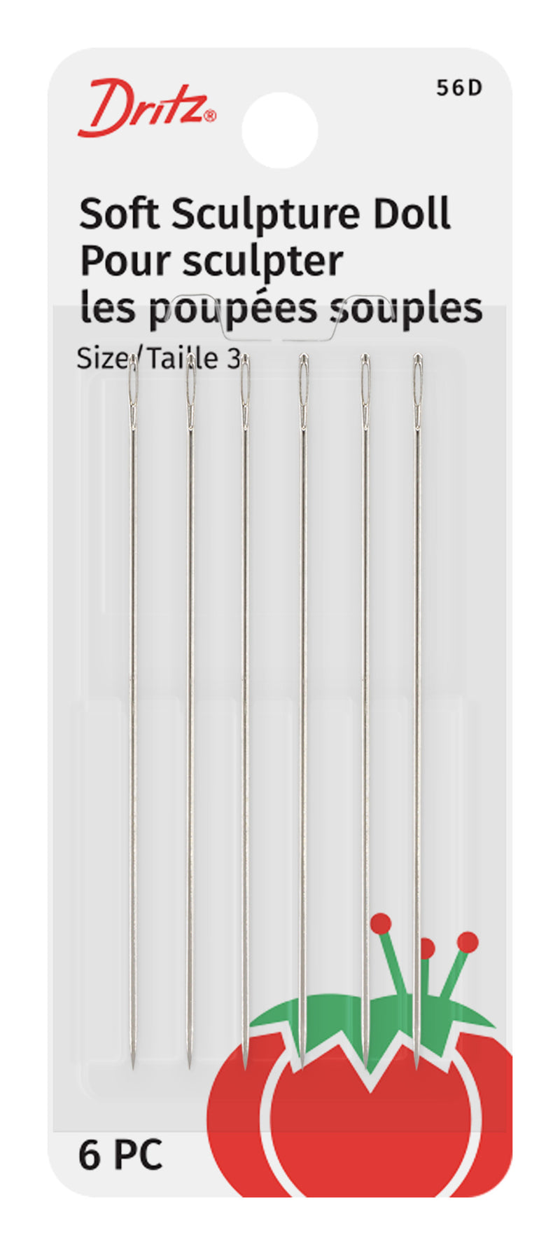 Chargez l'image dans la visionneuse de la galerie, 56D|Dritz Doll Hand Needles, Size 3, 6 pc