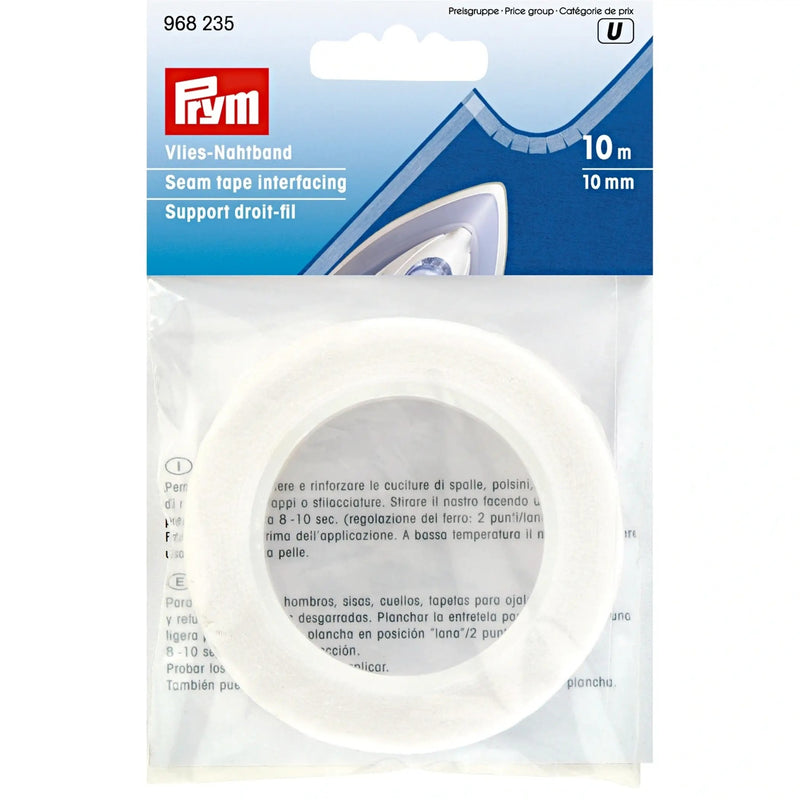 Load image into Gallery viewer, 968235| Seam tape interfacing 10 mm white