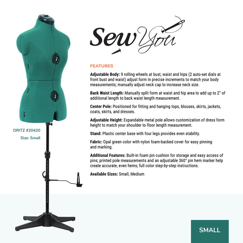 Load image into Gallery viewer, 20420|Dritz Sew You Adjustable Dress Form, Small
