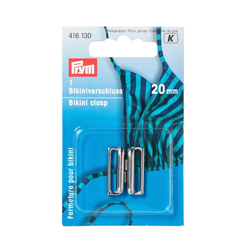Chargez l'image dans la visionneuse de la galerie, 416130| Bikini and belt clasp hook metal 20 mm silver col