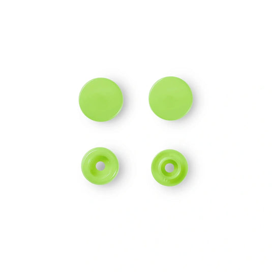 393144|Prym Color Snaps, round, 12.4 mm, 30 pcs, Apple