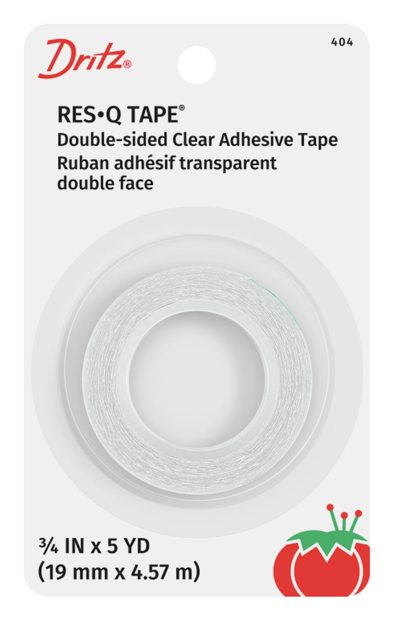 Load image into Gallery viewer, 404|Dritz 3/4" Res-Q-Tape, Double-Sided Adhesive Tape, Clear, 5 yd