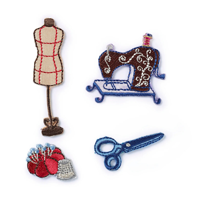 Load image into Gallery viewer, 926470|Prym Applique, Assorted Sewing Motifs, 4 pc