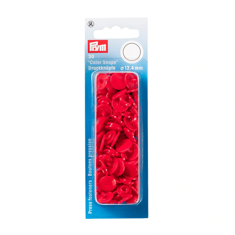 Load image into Gallery viewer, 393138|Prym Non-Sew Color Snaps 12.4 mm, 30 pc, Red