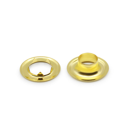 661|Dritz 7/16" Extra-Large Eyelets, 10 Sets, Brass