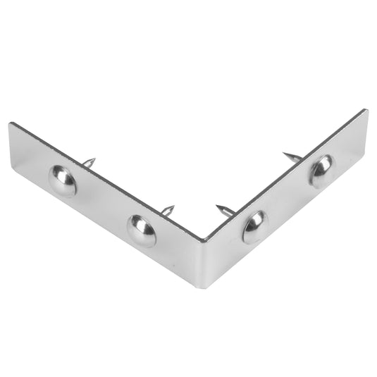 44790-65|Dritz Smooth Right Angle Corners, Small, Nickel, 4 pc
