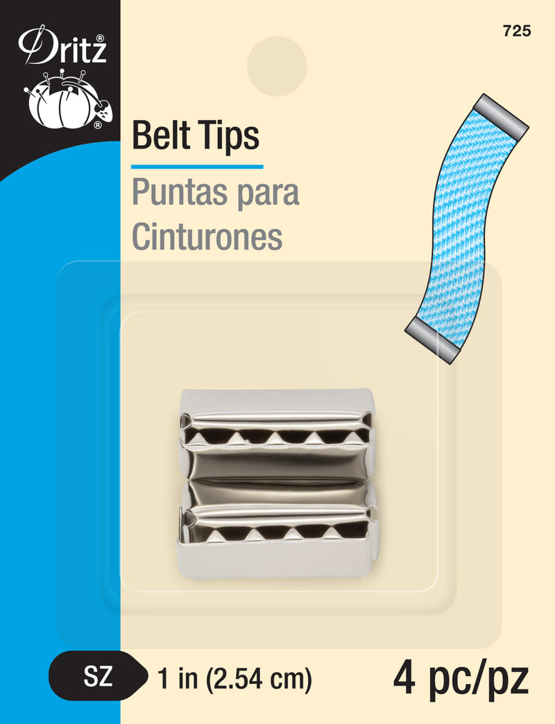 Load image into Gallery viewer, 725|Dritz 1" Belt Tips, Nickel