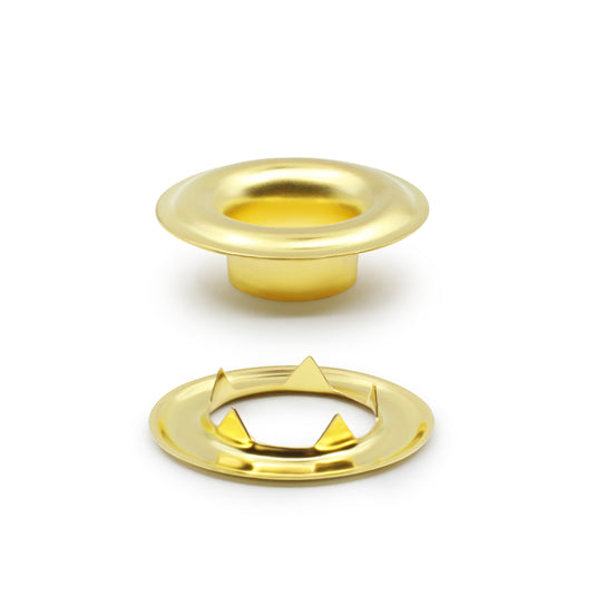661|Dritz 7/16" Extra-Large Eyelets, 10 Sets, Brass