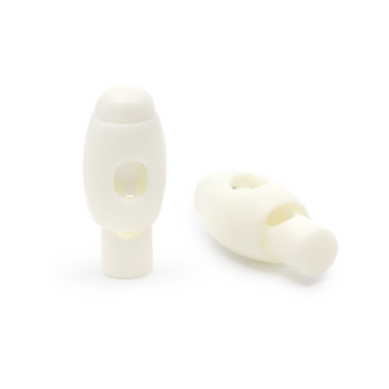 Load image into Gallery viewer, 469-9|Dritz Cord Locks &amp; Stops, White, 2 pc