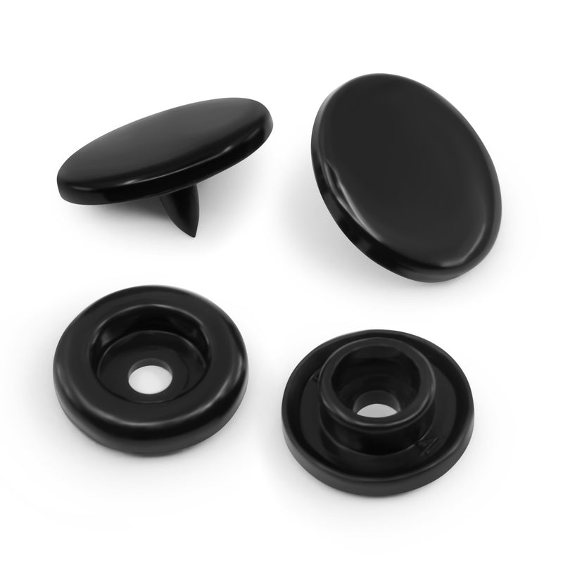 Cargue la imagen en el visor de la galería, 11179-1|Dritz 1/2" Plastic Snaps, Black, 60 Sets