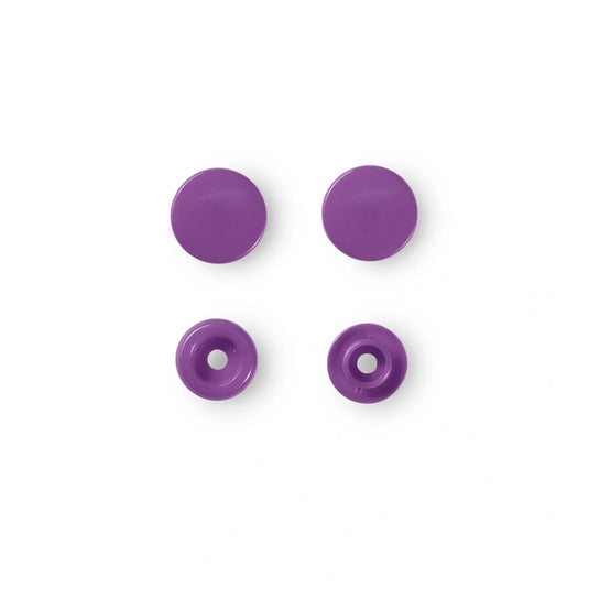 393141|Prym Color Snaps, round, 12.4 mm, 30 pcs, Lilac