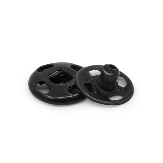 80-30-1|Dritz Sew-On Snaps, 12 Sets, Size 3/0, Black