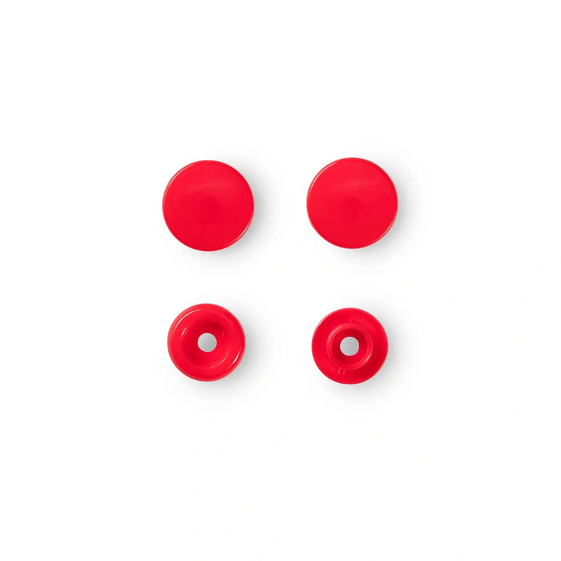 Load image into Gallery viewer, 393101|Prym Color Snaps, round, 12.4 mm, 30 pcs, Light Red