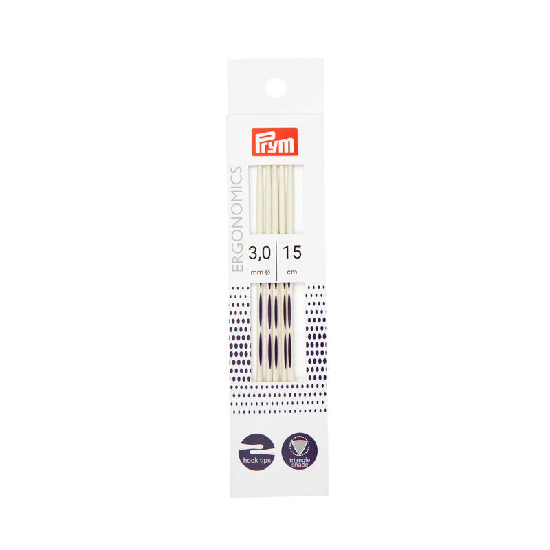 Load image into Gallery viewer, 194152|Prym 6" Ergonomic Double Point Knitting Needles, US 1 (2.5mm)
