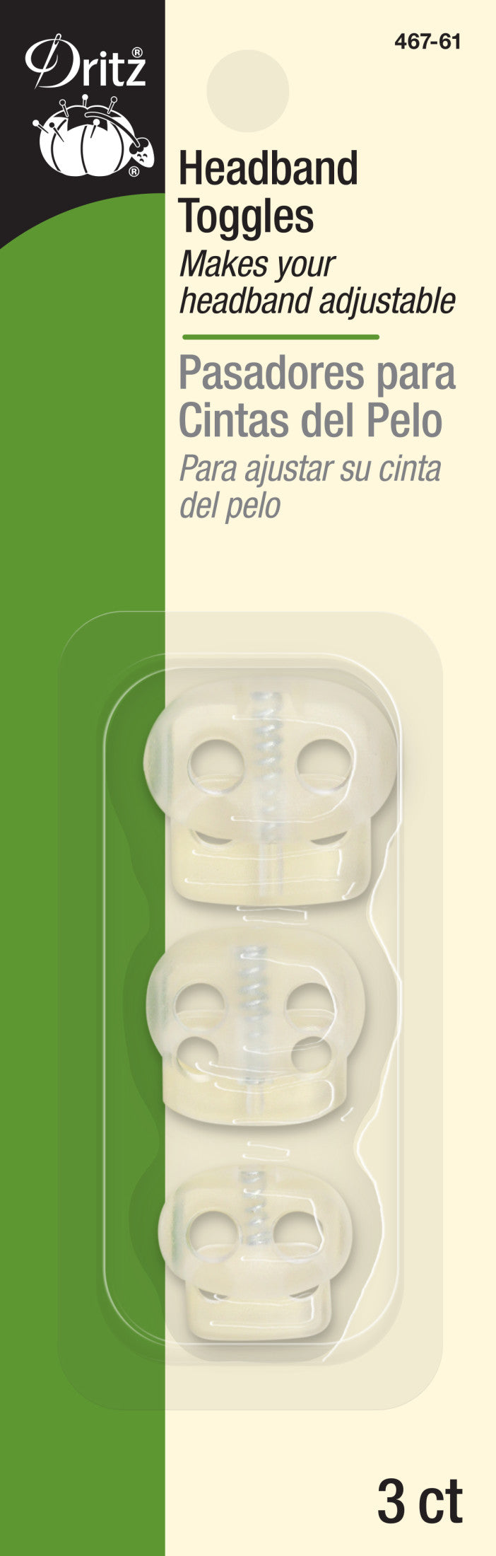 Chargez l'image dans la visionneuse de la galerie, 467-61|Dritz Headband Toggles, Clear