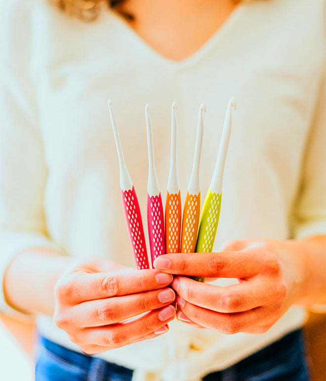 Prym ergonomic crochet hooks