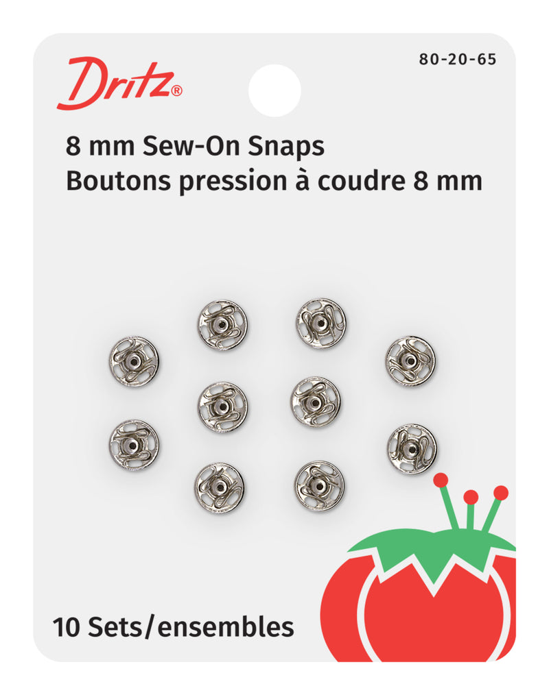 Chargez l'image dans la visionneuse de la galerie, 80-20-65|Dritz Sew-On Snaps, 10 Sets, Size 2/0, Nickel