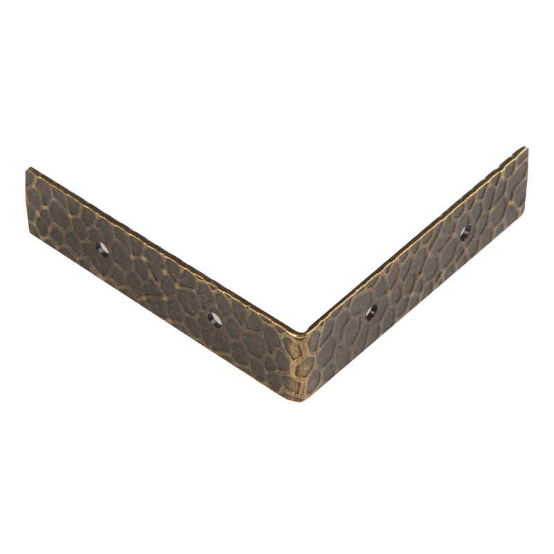 Load image into Gallery viewer, 44797-38|Dritz Textured Right Angle Corners, Large, Antique Brass, 4 pc
