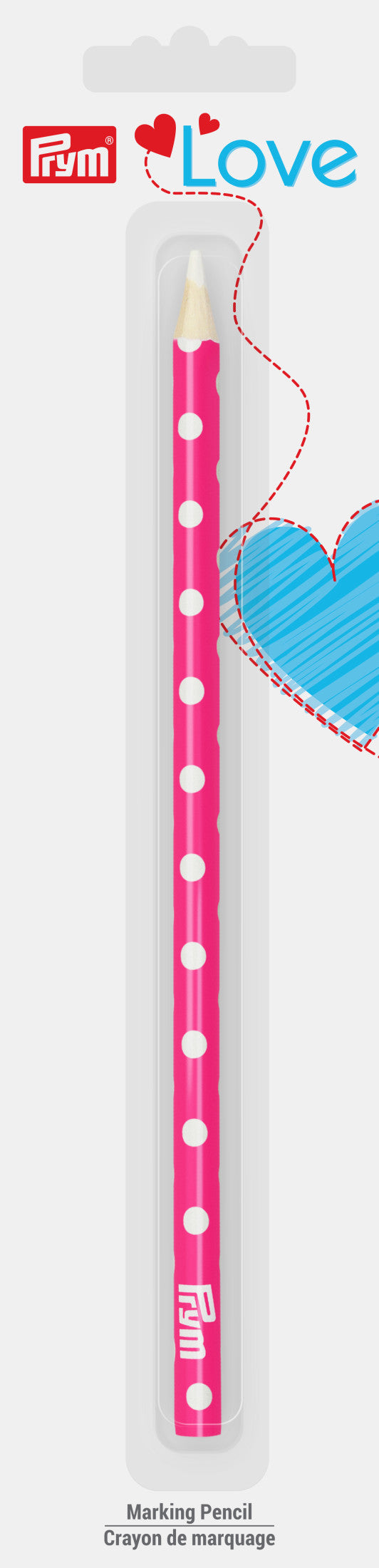 60129|Prym Fabric Marking Pencil, Pink