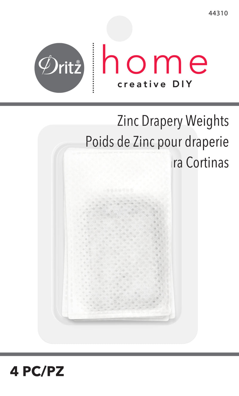 Cargue la imagen en el visor de la galería, 44310|Dritz Zinc Drapery Weights, 4 pc