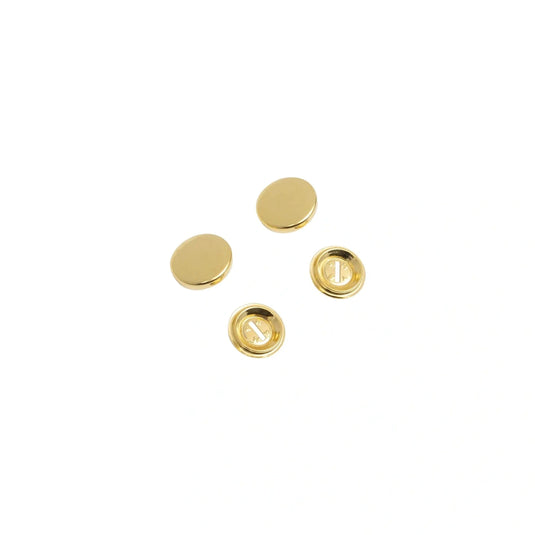 323151| Cover Buttons without tool brass 15 mm silver col