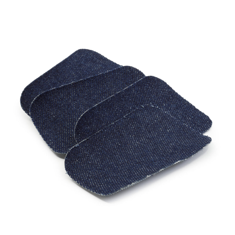 Cargue la imagen en el visor de la galería, 55200-3D|Dritz Denim Iron-On Patches, 2" x 3", 8 pc, Dark Blue