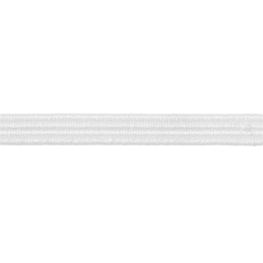 9536W|Dritz 1/8" Soft Stretch Elastic, White, 9 yd
