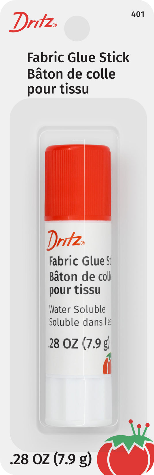 401|Dritz Fabric Glue Stick for Temporary Basting & Positioning, 0.28 oz.