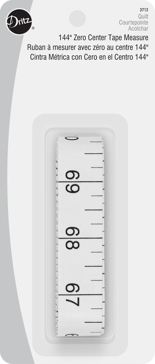 3712|Dritz Zero Center Tape Measure