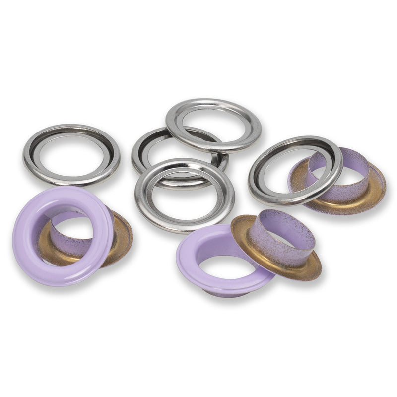 Load image into Gallery viewer, 542568|Prym Eyelets with washers 14 mm lilac 15pc