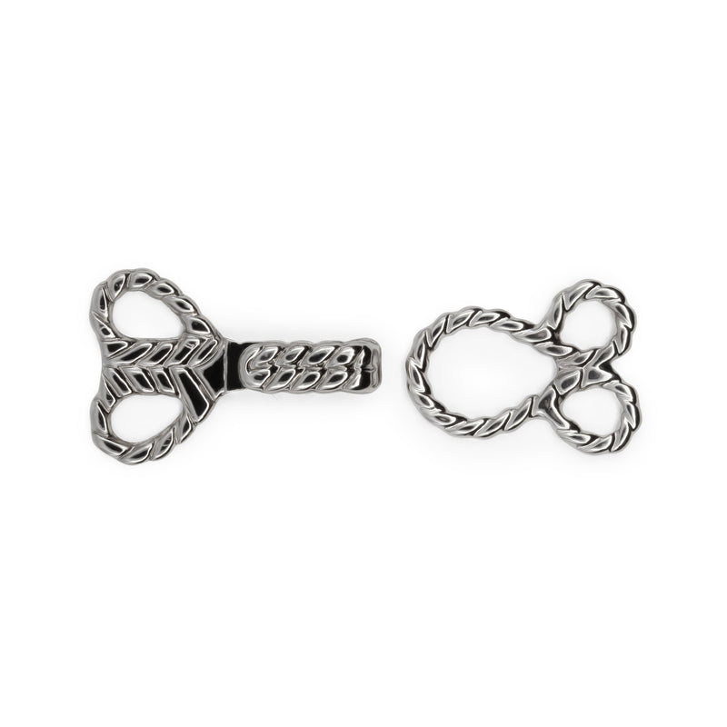 Chargez l'image dans la visionneuse de la galerie, 439-65|Dritz Decorative Hooks &amp; Eyes, 2 Sets, Nickel