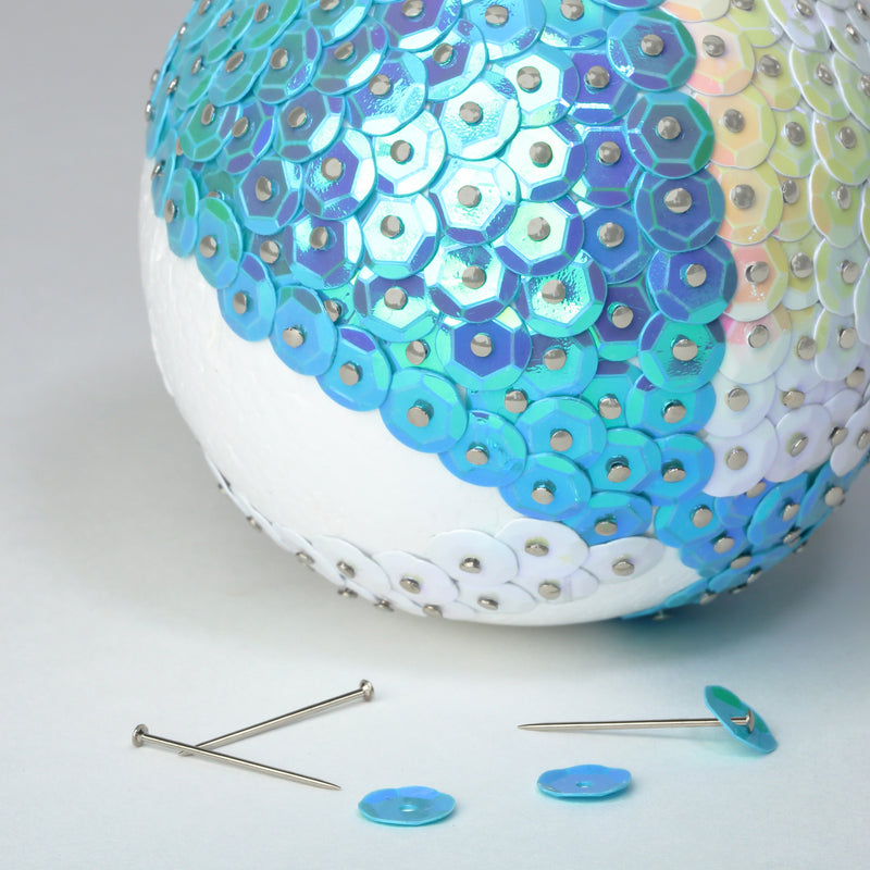 Load image into Gallery viewer, 89|Dritz 7/8" Beading Pins, Nickel, 250 pc
