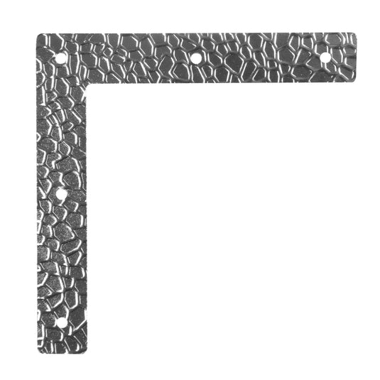 44795-65|Dritz Textured Campaign Corners, Large, Nickel, 4 pc