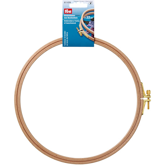 611678|Prym Embroidery Frame, Beechwood, 22cm
