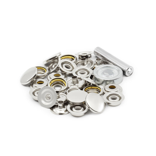 18-65|Dritz Heavy Duty Snap Fastener Kit, 7 Sets, Nickel