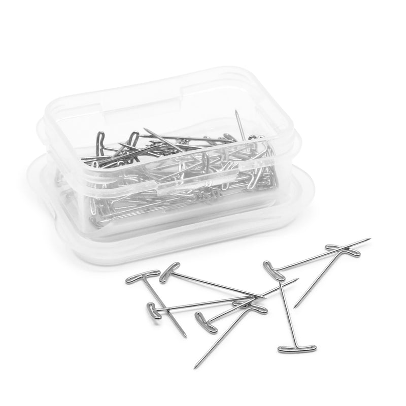 Load image into Gallery viewer, 140|Dritz 1" T-Pins, Nickel, 75 pc