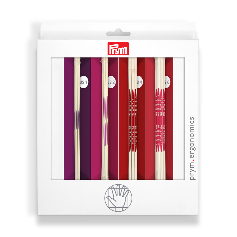 Load image into Gallery viewer, 57180|Prym 8" Ergonomic Double Point Knitting Needles Set
