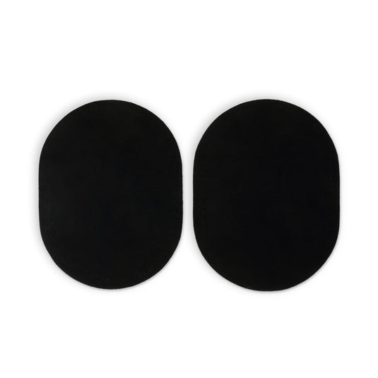 55230-1|Dritz Suede Cowhide Elbow Patches, 2 pc, Black