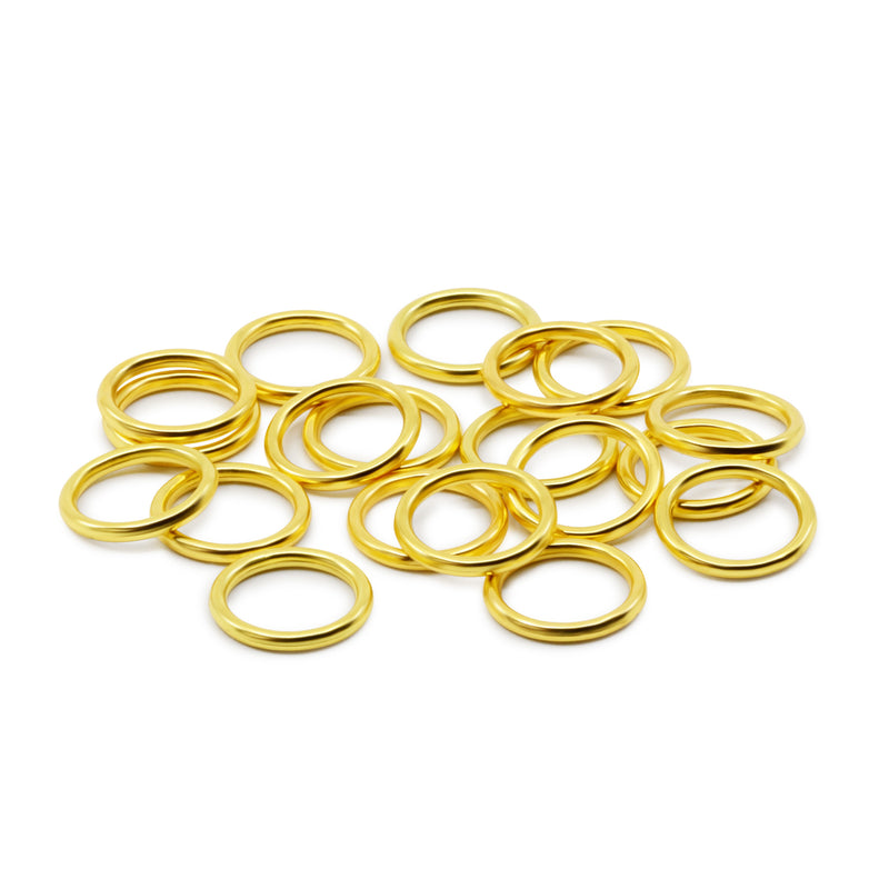Load image into Gallery viewer, 44348|Dritz 1/2" Brass Plated Rings, 24 pc